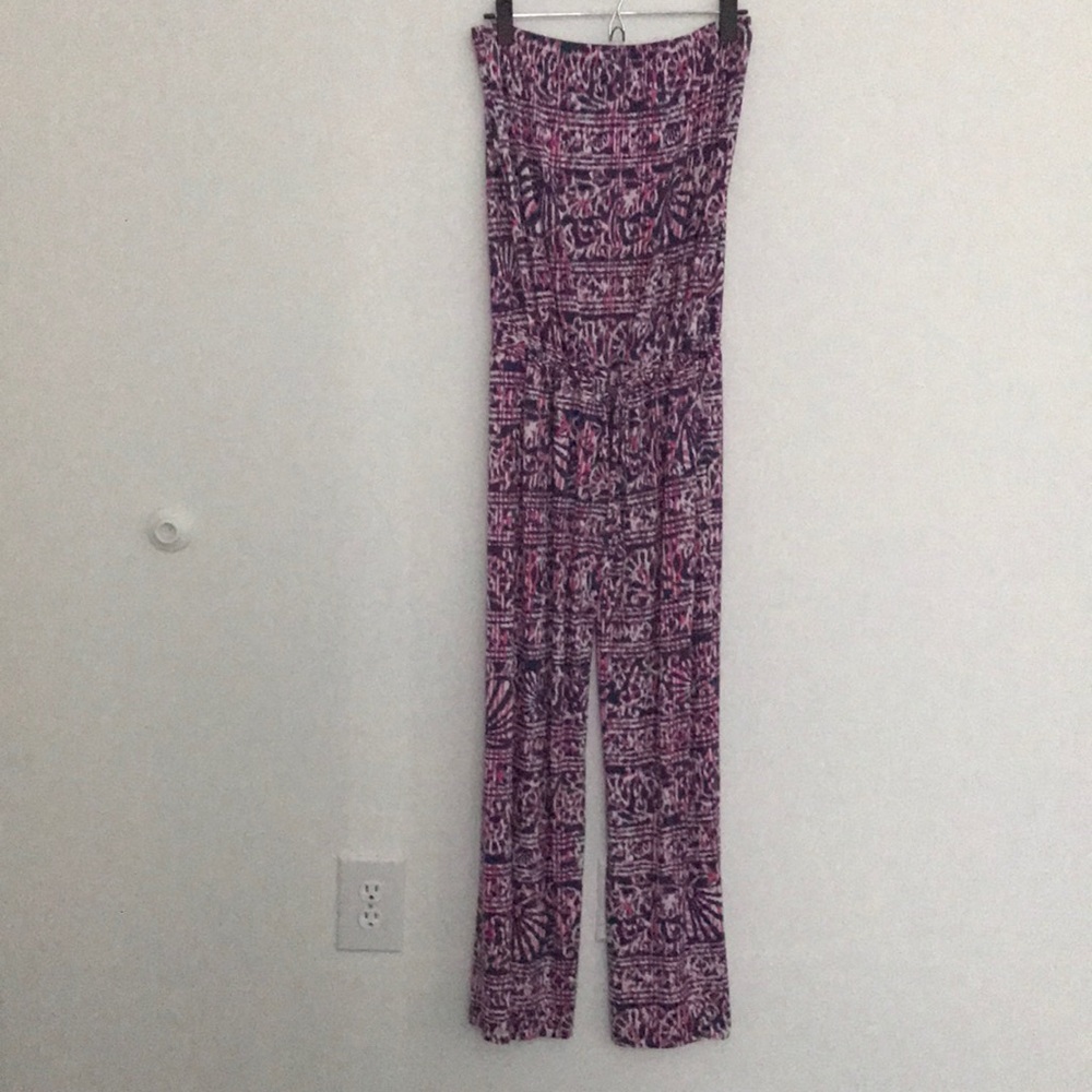 Tori Richard Strapless Jumpsuit - Sz. XS